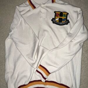Hot Topic White Hogwarts Sweater